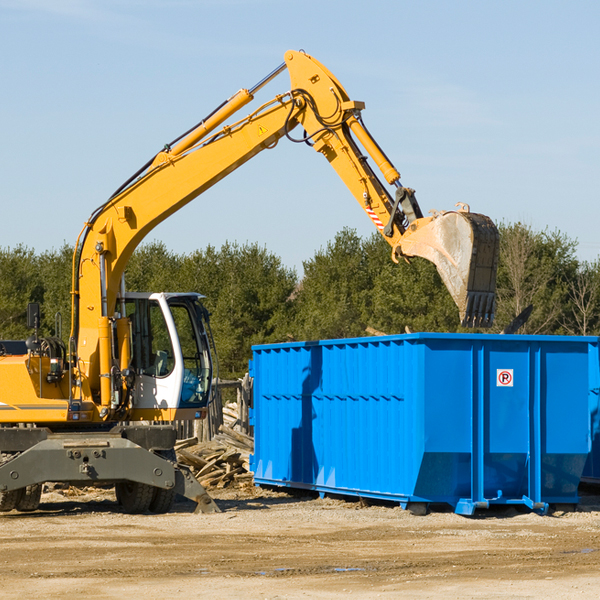 can i pay for a residential dumpster rental online in River Bluff KY